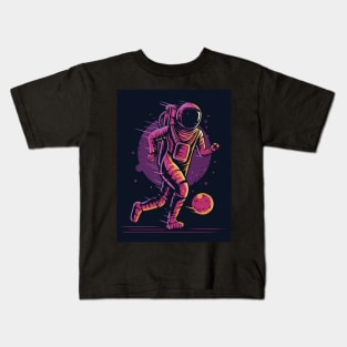 Astronaut in Space Kids T-Shirt